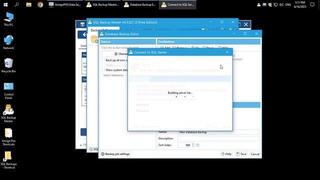 AmigoPOS - Install SQL Backup Master смотреть онлайн