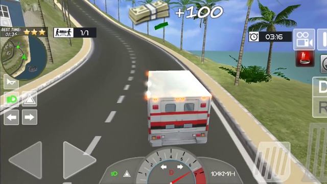 Emergency Ambulance Rescue Driver Simulator Game - Android Gameplay #4 смотреть онлайн