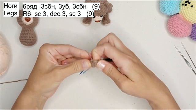 Маленький мишка Вязние крючком  Little Bear Crochet