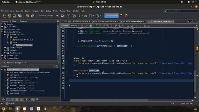 Step-by-Step: Creating a Calculator App with Java and Observer Pattern смотреть онлайн