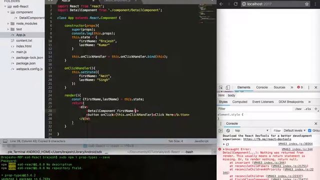 Props and PropTypes in ReactJS || ReactJS Tutorials смотреть онлайн