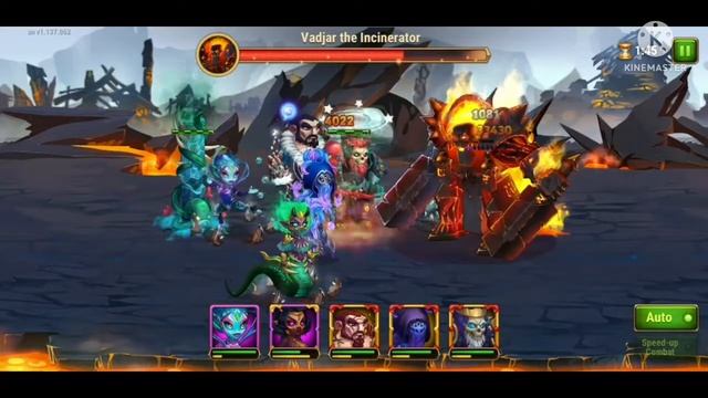 how to defeat Vadjar the Incinerator in 30 seconds |hero wars mobile 2022 смотреть онлайн