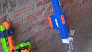 [ 1 Hour Nerf War ] Warriors Black Man Nerf Guns Fight Crime RED SATAN Mask 2