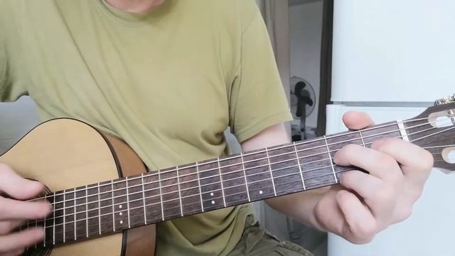 Акорд Ми минор/Em  Семиструнная гитара