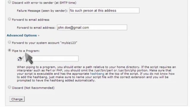 How to pipe unrouted emails to a script in cPanel смотреть онлайн