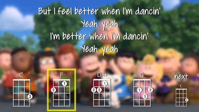 Better When I’m Dancin’ - C (ukulele play-along) смотреть онлайн