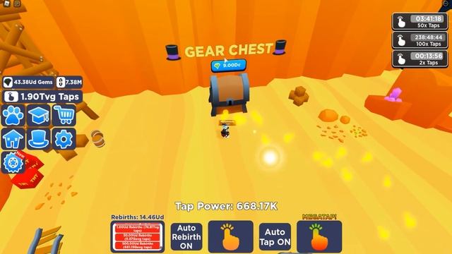 ПИТОМЦЫ ЗА Super Rebirths Token В ТАППИНГ СИМУЛЯТОРЕ! ROBLOX TAPPING SIMULATOR смотреть онлайн