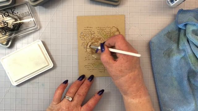 Unity Stamps, MISTI And Quick Painting With Oxide Inks