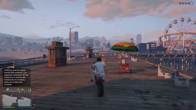 GTA V ONLINE Walking from Venice Beach to Santa Monica Los Angeles California смотреть онлайн