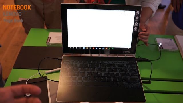 Lenovo Yoga Book Hands On Test - Deutsch / German ►► notebooksbilliger.de смотреть онлайн