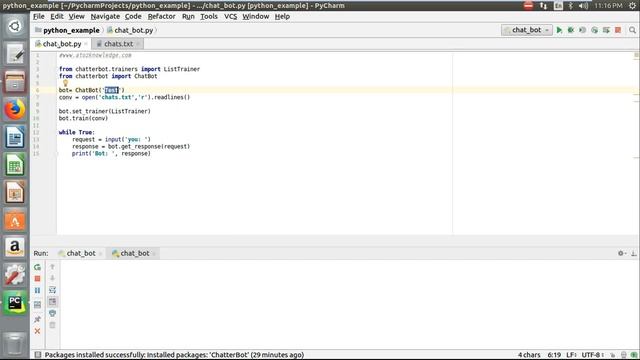 Python : Basic Chat Bot in 4 min смотреть онлайн