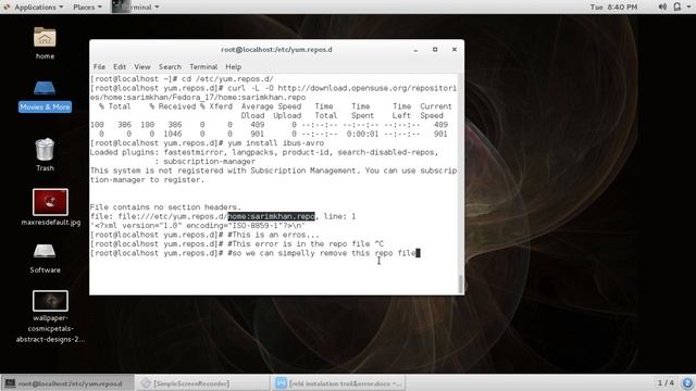 Remove a repo in yum directory смотреть онлайн