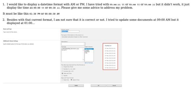 Sharepoint: How to customize DateTime format with AM or PM with Sharepoint 2010? (2 Solutions!!) смотреть онлайн
