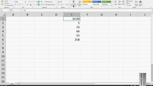 How to format cells as numbers with decimals in Microsoft Excel 2013 смотреть онлайн