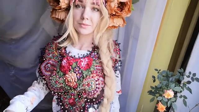 Кокошник + ворот #ЛисьяМастерская смотреть онлайн