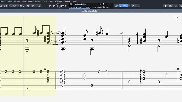 Samba em preludio - Baden Powell ( Arr - Paulinho Noguiera ) - Solo guitar - Tablature José Pietra смотреть онлайн