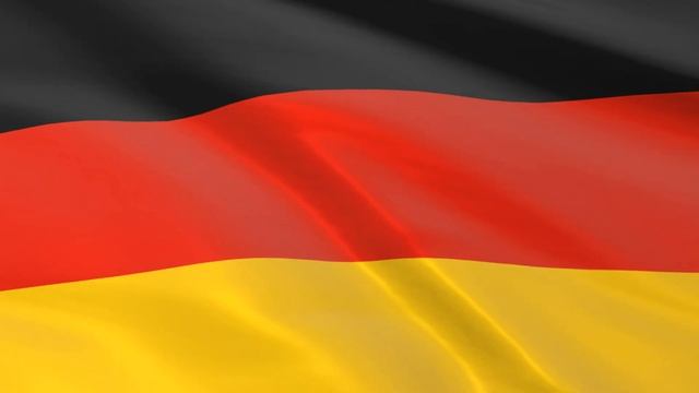 Flag of Germany waving in the wind - Flag animation - Motion background - 4K UHD