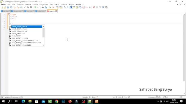 4 TUTORIAL CARA BELAJAR DASAR PEMROGRAMAN PHP Aritmatika Operator by sahabat sang surya смотреть онлайн