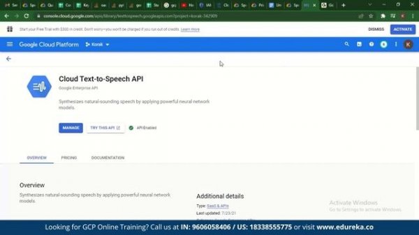 Google Cloud Text to Speech API using Python | Text to Speech for Free in Google Cloud | Edureka