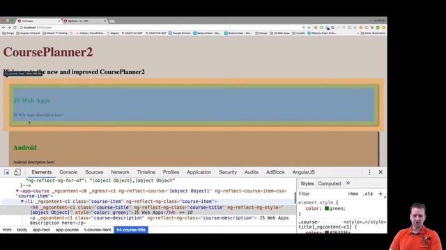 MEAN STACK with Angular4 part 23 - example of ngStyle смотреть онлайн