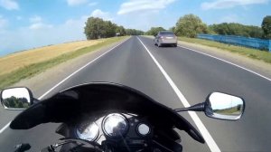Honda CBR 600 F4 acceleration 240км/ч