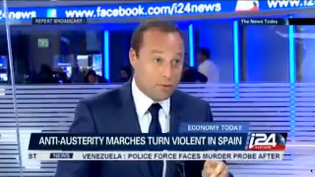Lionel Friedfeld & Lucy Aharish I24 News evening edition -Economy- смотреть онлайн