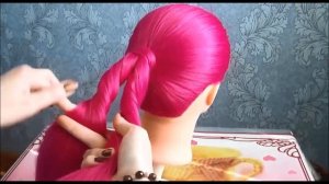 Коса жгут   легкая прическа для бальных танцев   прическа для занятия спортом