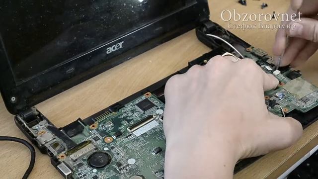Разбор нетбука Aser Aspire One смотреть онлайн