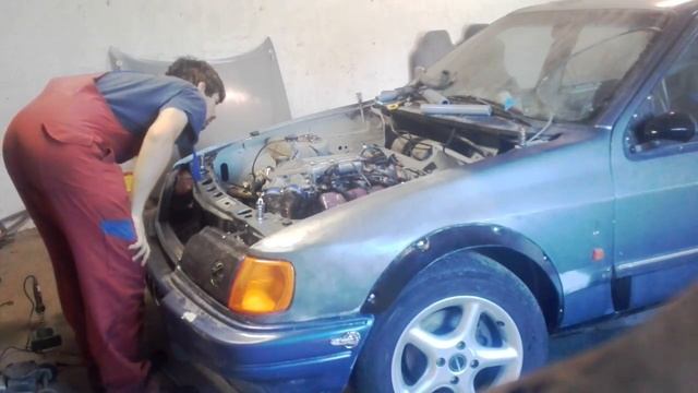 Ford Sierra 2.9 V6 12V Cologne - First Start