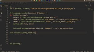 СОЗДАЕМ КНОПКИ БОТУ | ИЗМЕНЕНИЕ СООБЩЕНИЙ | PyTelegramBotAPI | PYTHON