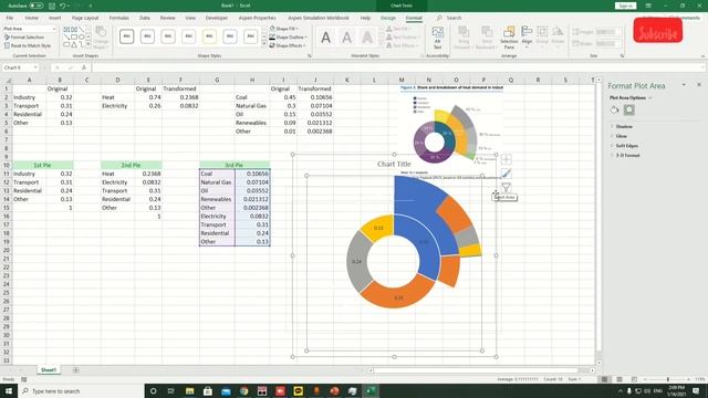 Doughnut Pie Chart in Excel - Infographic смотреть онлайн