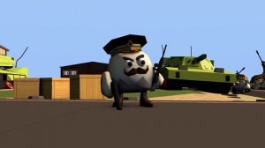 Тётя зина против армии в чикен ган!|chicken gun|анимация