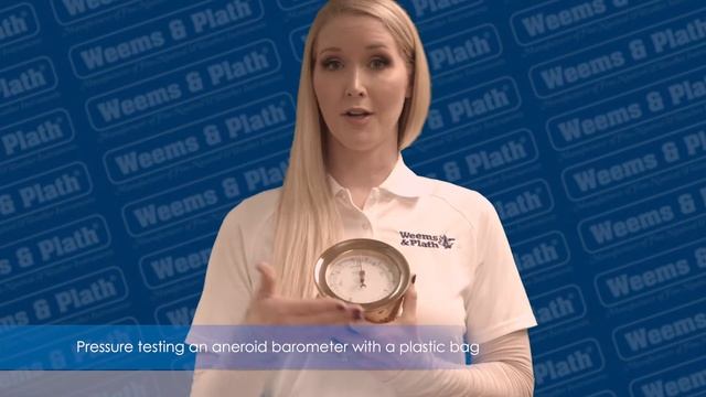 Pressure testing an aneroid barometer with a plastic bag смотреть онлайн