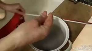 Как накрахмалить ленту для художественной гимнастики