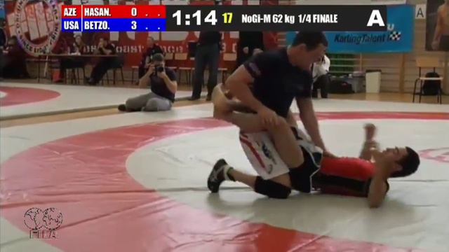 NoGi-M 62 KG - QF - Kamil Hasanov (AZE) vs. Matt Betzold (USA) смотреть онлайн