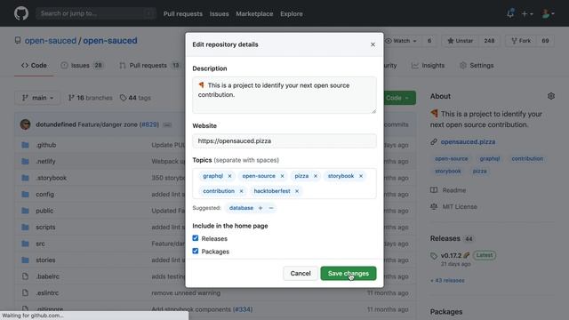 Opt-in your project for Hacktoberfest using a GitHub Topic смотреть онлайн