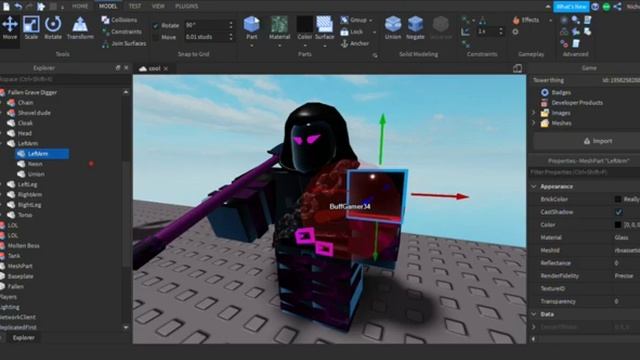 Fallen Grave Digger Concept - Roblox Studio смотреть онлайн