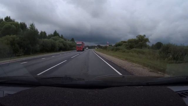 Дорога С Гусь-Хрустальный(Стекольный рынок) на Егорьевск (через Тума) Road Drive with Relaxing Musi смотреть онлайн