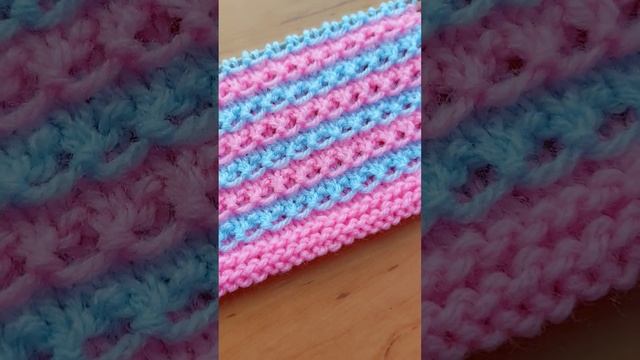 Нарядный узор спицами для детской кофточки, свитера . смотреть онлайн