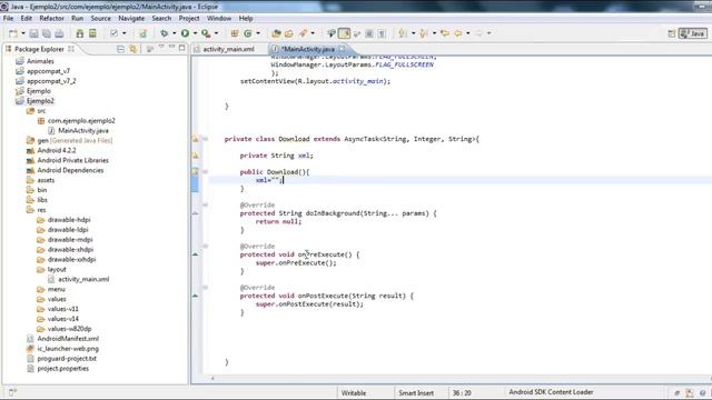 AsyncTask : crear una clase asíncrona en android смотреть онлайн