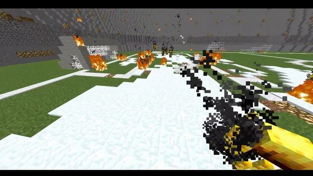 Битва монстров в майнкрафт!