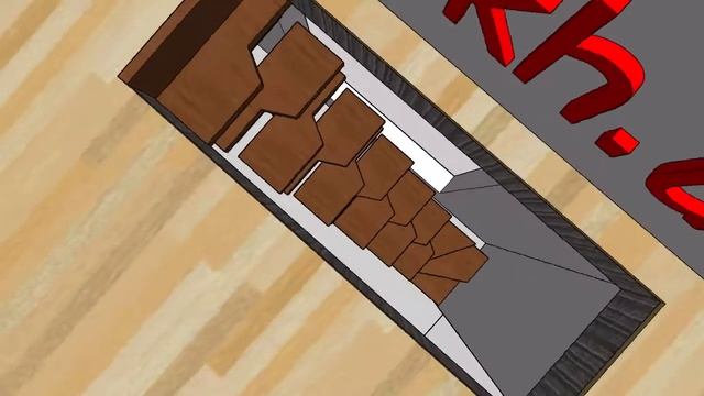 Эскиз лестницы. Гусиный шаг. смотреть онлайн