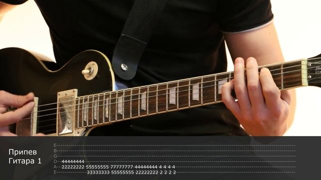 Как играть на гитаре Проклятый старый дом - Король и шут ( видеоурок Guitar riffs) + табы смотреть онлайн