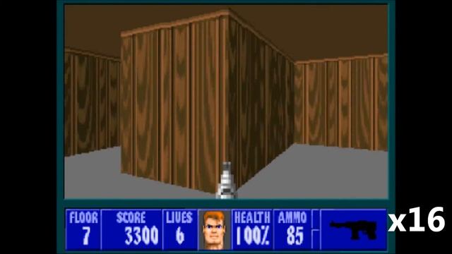 Wolfenstein 3D Easter Egg #1 Pac-Man смотреть онлайн