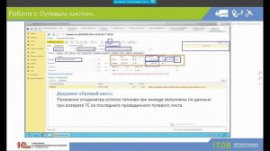 Закрытие путевого листа