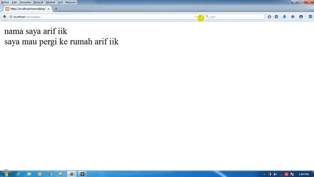 Tutorial PHP dasar : menampilkan data dengan sintax php echo dan print_r смотреть онлайн