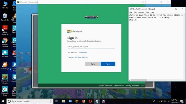 how to login minecraft id смотреть онлайн