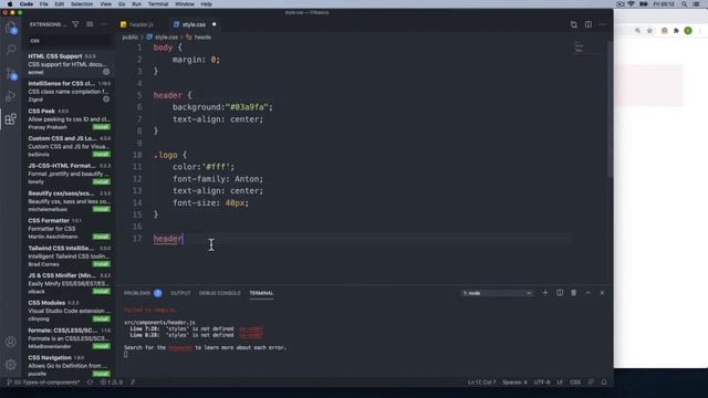 Adding Some Style in React || React Js Tutorial #10 || React Js FullStack Course смотреть онлайн