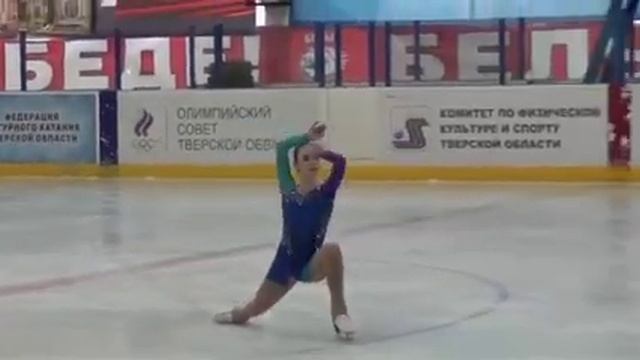 Жукова Кристина. 2 спортивный разряд. Произвольная программа. 2 место. смотреть онлайн