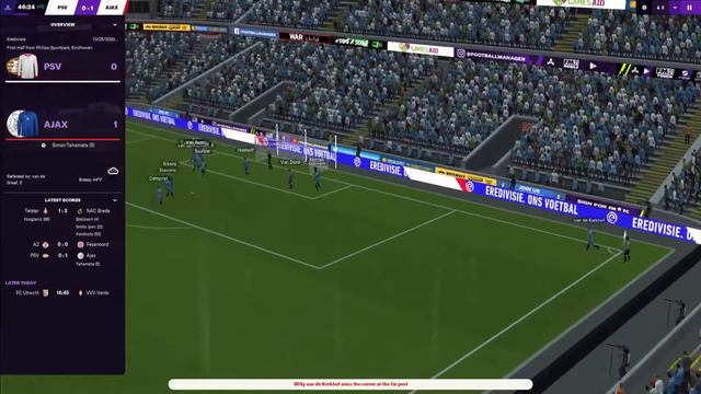 Football Manager 76-78: October 25th, 1976 Dutch Derby: PSV vs Ajax смотреть онлайн